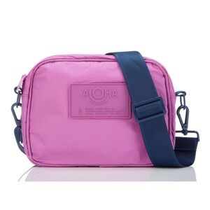 Aloha Collection Le Tour crossbody bag monochrome Orchid purple color. VGUC